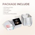 Couples Long-Distance Touch Bracelets with Vibration