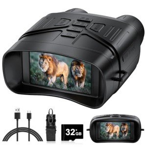 4K Night Vision Binoculars with Rechargeable Battery