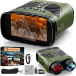 4K Night Vision Goggles with 8X Zoom & Infrared