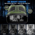 4K Night Vision Goggles with 8X Zoom & Infrared