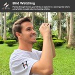 Compact 10x25 Binoculars for Bird Watching & Outdoor Use