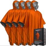 Prepared4X Heavy Duty Emergency Poncho and Blanket Set