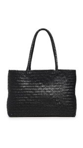 Madewell Women's True Black Woven Weekender Tote