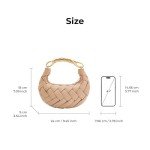 JW PEI Almond Orla Weave Handbag