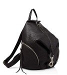 Rebecca Minkoff Julian Black Backpack with Silver