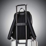 Samsonite Classic Leather Slim Black Backpack