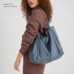 Los Feliz Large Leather Tote Bag - Stylish & Roomy