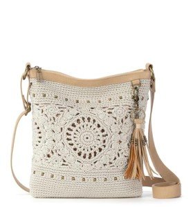 Sak Lucia Crochet Crossbody Bag with Adjustable Strap