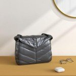 Steve Madden Britta Black Chevron Shoulder Bag