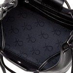 Calvin Klein Gabrianna Black Silver Bucket Bag