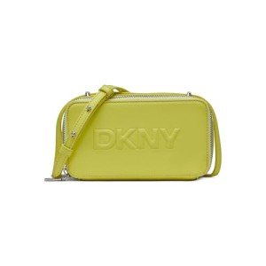 DKNY Carter Acid Yellow Logo Crossbody Bag