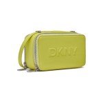 DKNY Carter Acid Yellow Logo Crossbody Bag
