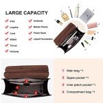 Cnolés Leather Vintage Backpack Purse for Women