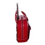 McKlein L Series Granville Red Leather Laptop Bag