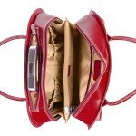 McKlein L Series Granville Red Leather Laptop Bag