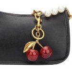 MINKARS Cherry Blossom Charm, Small Stainless Steel