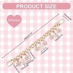 Elegant Flower Charm Short Chain Handbag Straps