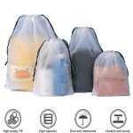 Luxury Transparent Travel Bags with Drawstring – Set of 50
