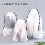 Luxury Transparent Travel Bags with Drawstring – Set of 50