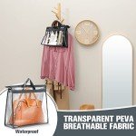Chumia Clear Handbag Dust Bags with Hooks