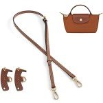 Luxury Leather Shoulder Strap for Longchamp Pouches
