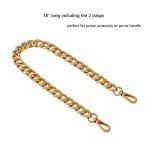 Elegant Antique Gold Crossbody Purse Chain Strap