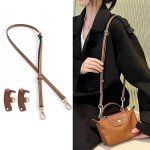 Luxury Leather Shoulder Strap for Longchamp Pouches