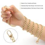 Stylish Metal Replacement Chains for Handbags - 4 Pack