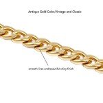 Elegant Antique Gold Crossbody Purse Chain Strap