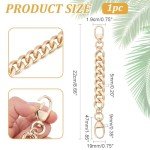 Luxurious Gold Metal Bag Chain Extension 8.6