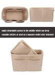 LEXSION Felt Purse Organizer Insert - Beige