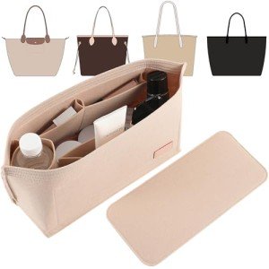 Doxo Luxury Handbag Organizer Insert Set - Beige