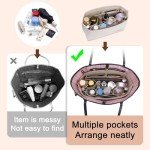 Doxo Luxury Handbag Organizer Insert Set - Beige