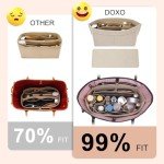 Doxo Luxury Handbag Organizer Insert Set - Beige