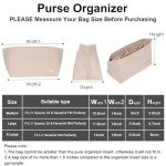 Doxo Luxury Handbag Organizer Insert Set - Beige