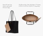 Kate Spade Bleecker Large Black Leather Tote