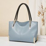 FOXLOVER Luxury Leather Tote Bag for Women