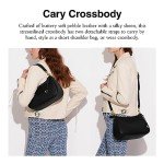 COACH Cary Soft Leather Crossbody Bag, Black