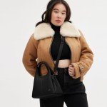 COACH Lana Shoulder Bag 23 in Black Leather