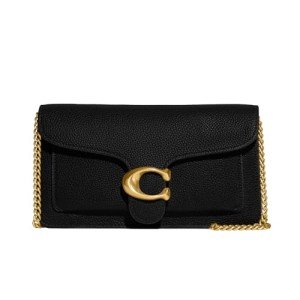 COACH Tabby Chain Clutch in Black