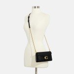 COACH Tabby Chain Clutch in Black