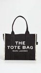Marc Jacobs Large Black Jacquard Tote Bag