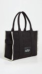 Marc Jacobs Large Black Jacquard Tote Bag