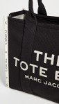 Marc Jacobs Large Black Jacquard Tote Bag
