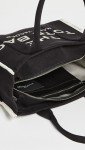 Marc Jacobs Large Black Jacquard Tote Bag