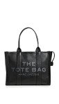 Marc Jacobs Large Black Leather Tote Bag