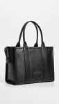 Marc Jacobs Large Black Leather Tote Bag
