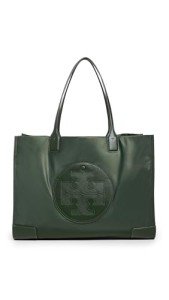 Tory Burch Ella Tote in Basil Green