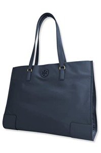 Tory Burch Navy Blue Large Nylon Tote Bag