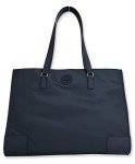 Tory Burch Navy Blue Large Nylon Tote Bag